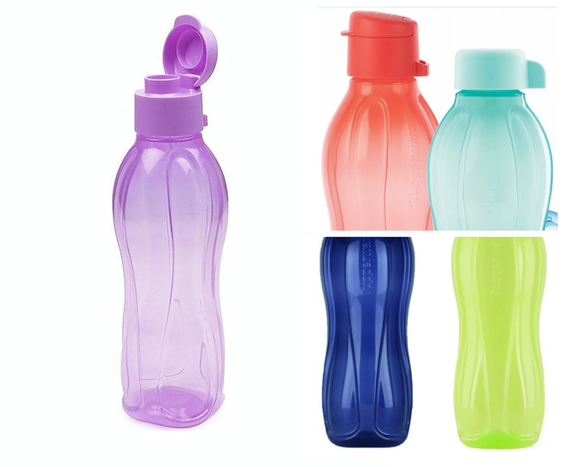 

Экологичная бутылка Tupperware, 750 мл, 500 мл, фляга и миска для воды, качественная модная прочная бутылка из материала для кемпинга