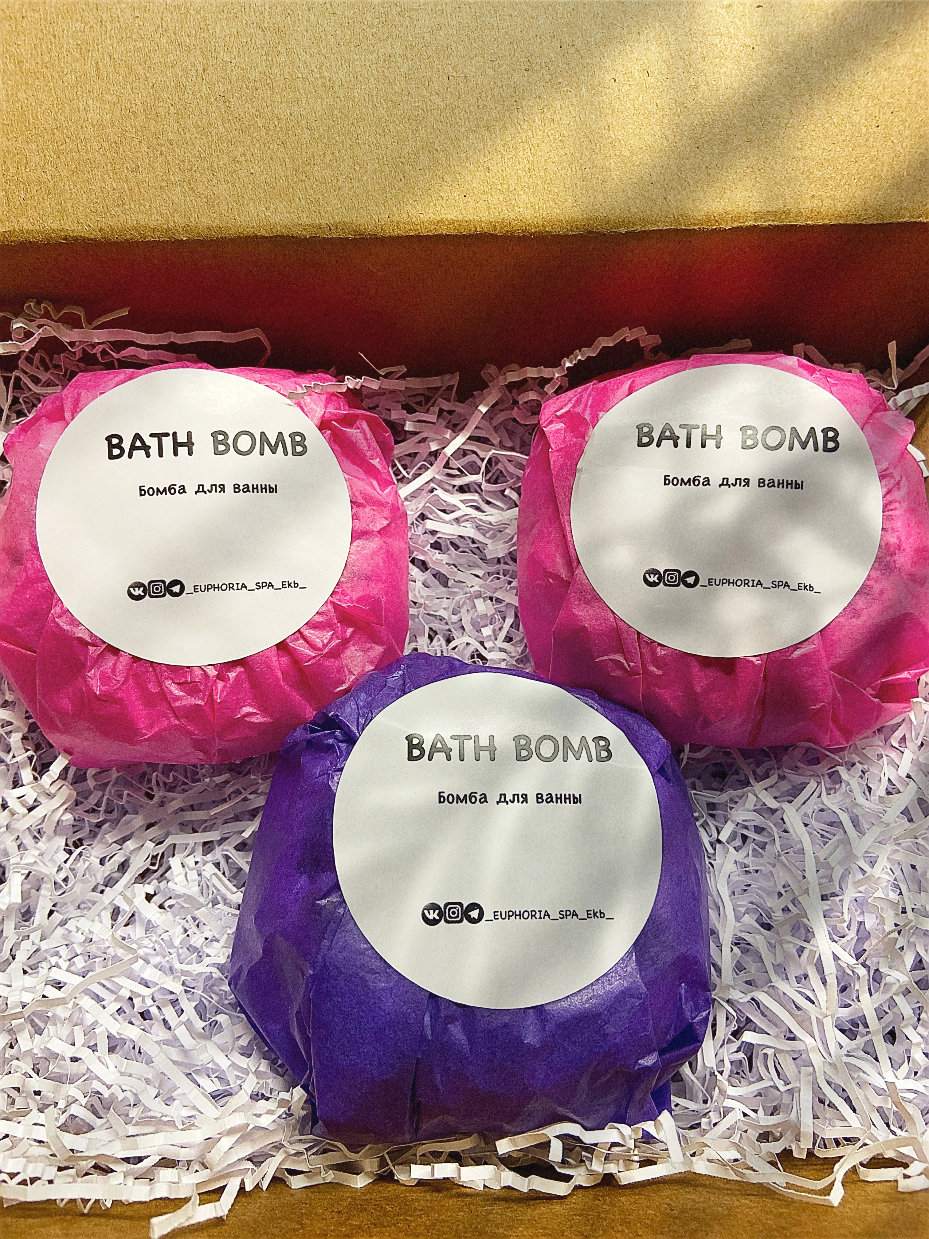 Бомбочки для ванны с декором сухоцветы добавлением масла манго набор бомбочек