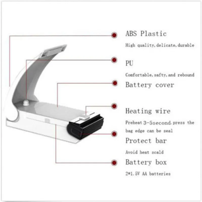 Портативная мини термоусадочная машина для ручного запечатывания небольшая
