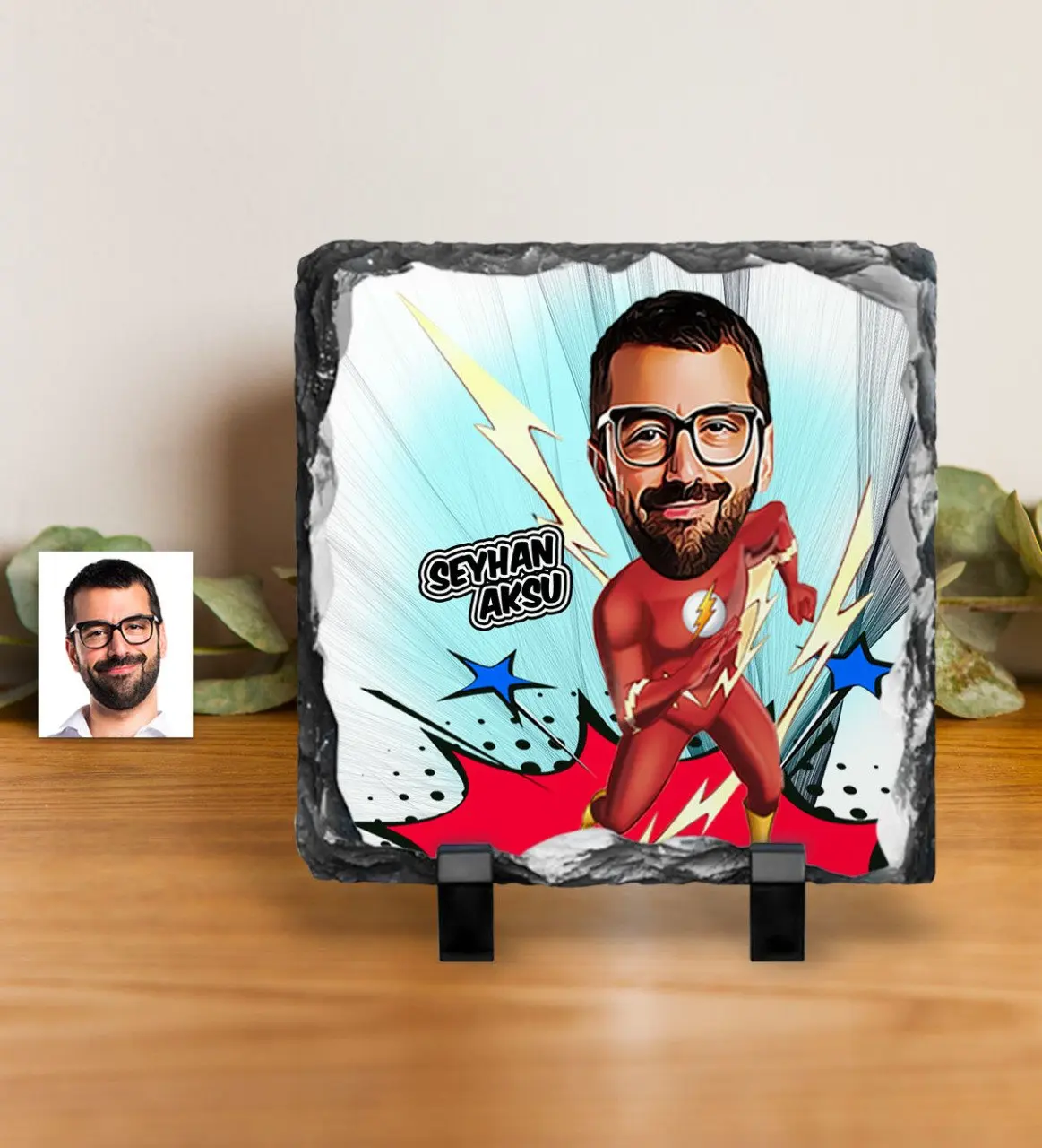 

Персональная вспышка карикатура Декоративного Натурального Камня