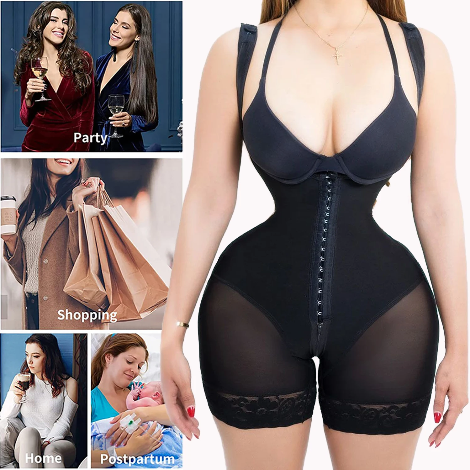 High Compression Hourglass Fgure Skims Shapers Shapewear Sexy Charming Curves Waist Trainer Butt Lifter Corset Fajas Colombianas
