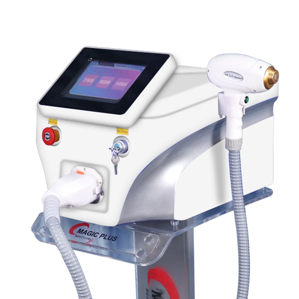 

Professional Diode Laser Hair Removal Machine 808 755 1064 Skin Care Laser Facial Beauty Equipment