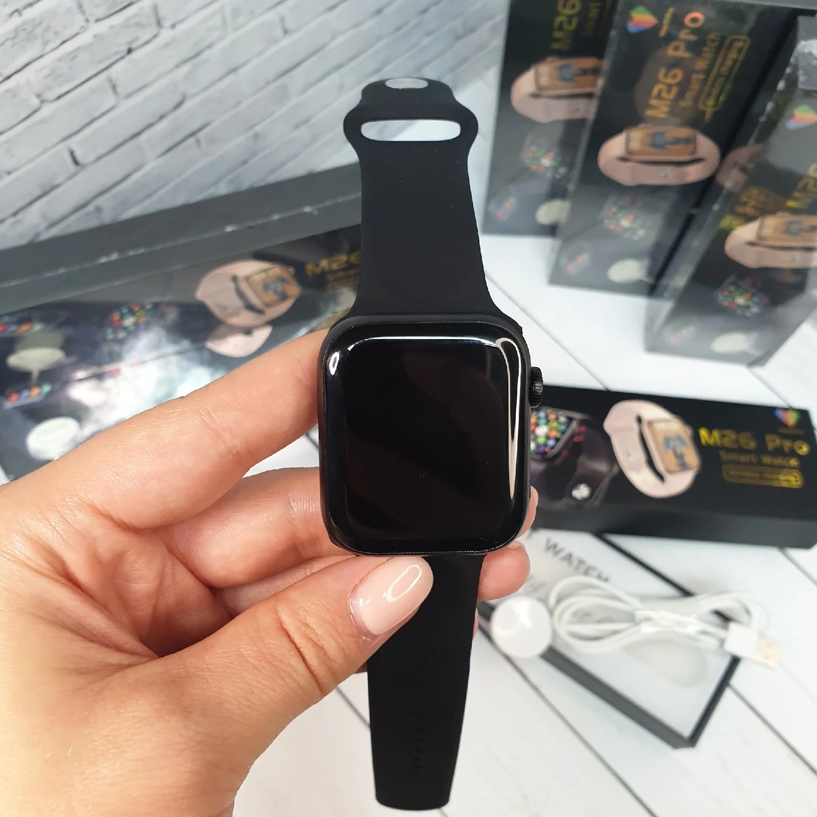 Smart watch M16 plus M26 pro 44mm M16 mini 38mm wristwatch men women M16 + smart fitness bracelet smart watch electronic