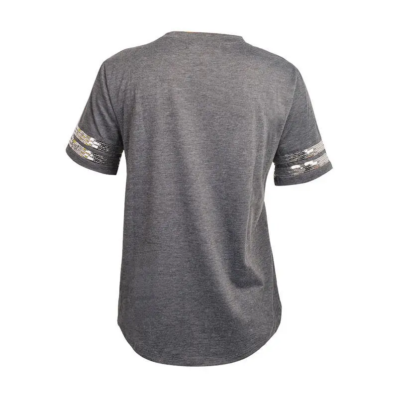 Женские свободные топы с коротким рукавом рубашка Повседневная хлопковая