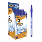 Шариковая ручка Bic Cristal, 50 шт., 1,0 мм, мягкая ручка, синяя, черная, красная коробка, канцелярские принадлежности для школы и офиса