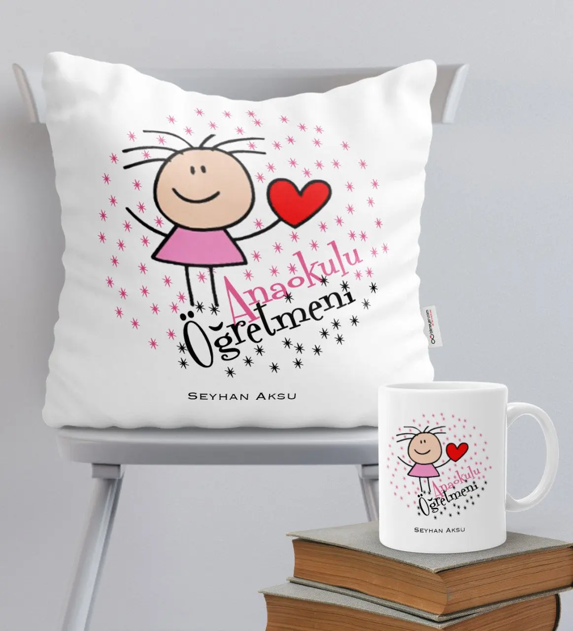 

Персонализированная Детская школьная тематическая Подушка-кружка набор-5