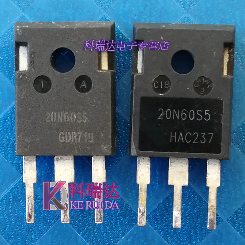 

Bulk new disassembly machine 7-8MM over board feet 20N60S5 SPW20N60S5 20A 600V TO-247 20PCS -1lot