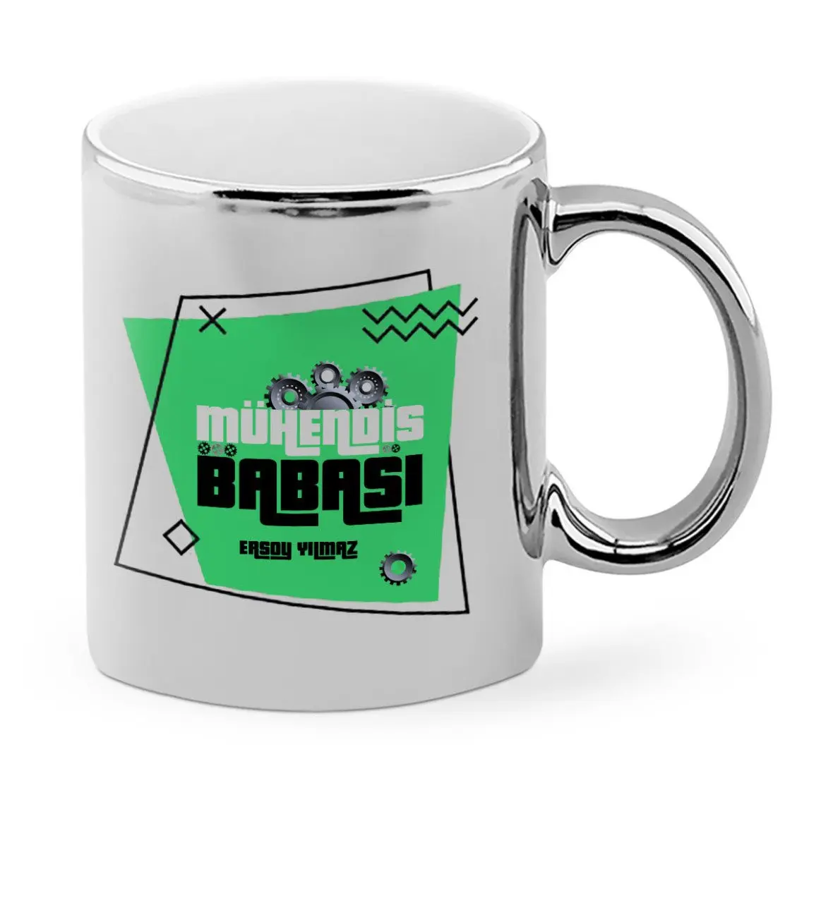 

Father's Day Custom Engineer Father Chrome Mug Cup-2