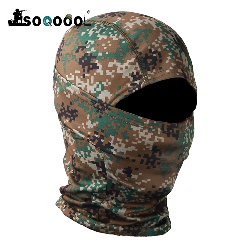 Тактическая камуфляжная Балаклава SOQOOOL маска на все лицо черепа охота стрельба