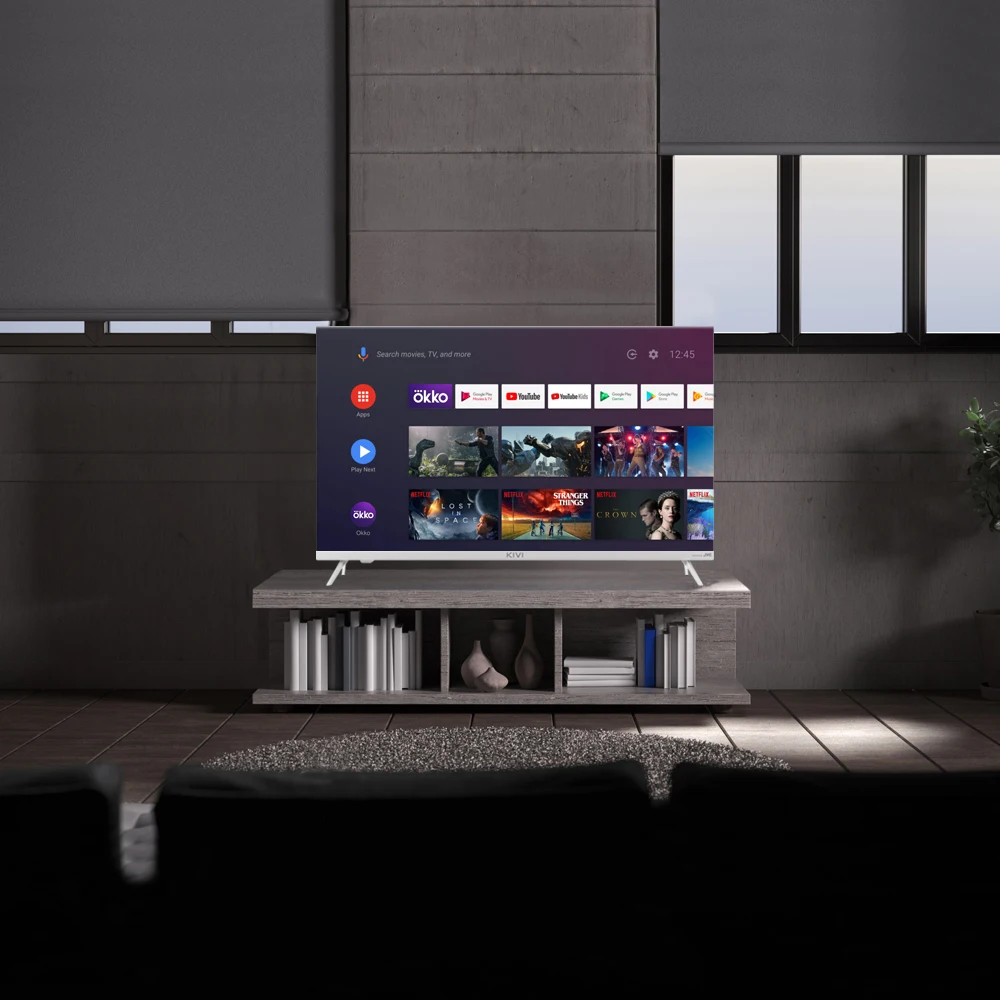 Телевизор 32&quot KIVI 32H740LW HD / Smart TV Google Android 9.0 Голосовой ввод Bluetooth HDR | Электроника