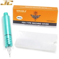 tattoo pen bags 200pcs clear disposable cartridge tattoo machine pen covers sleeves for tattooing protect cartridge cleaning