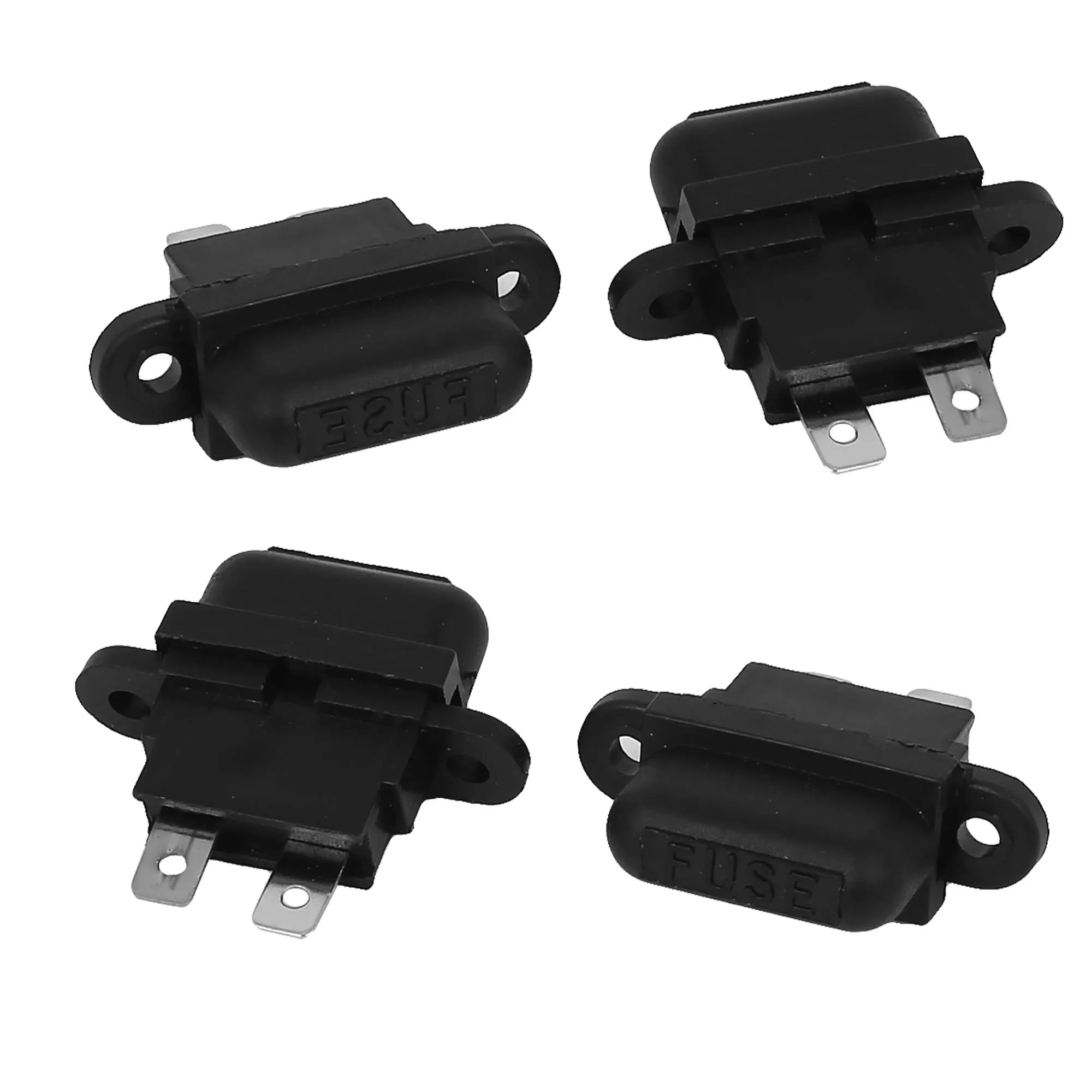 X Autohaux 40A 5Pcs Fuse Holder Car Auto Black Plastic Housing Shell Female ATO Universal For Accessories | Автомобили и