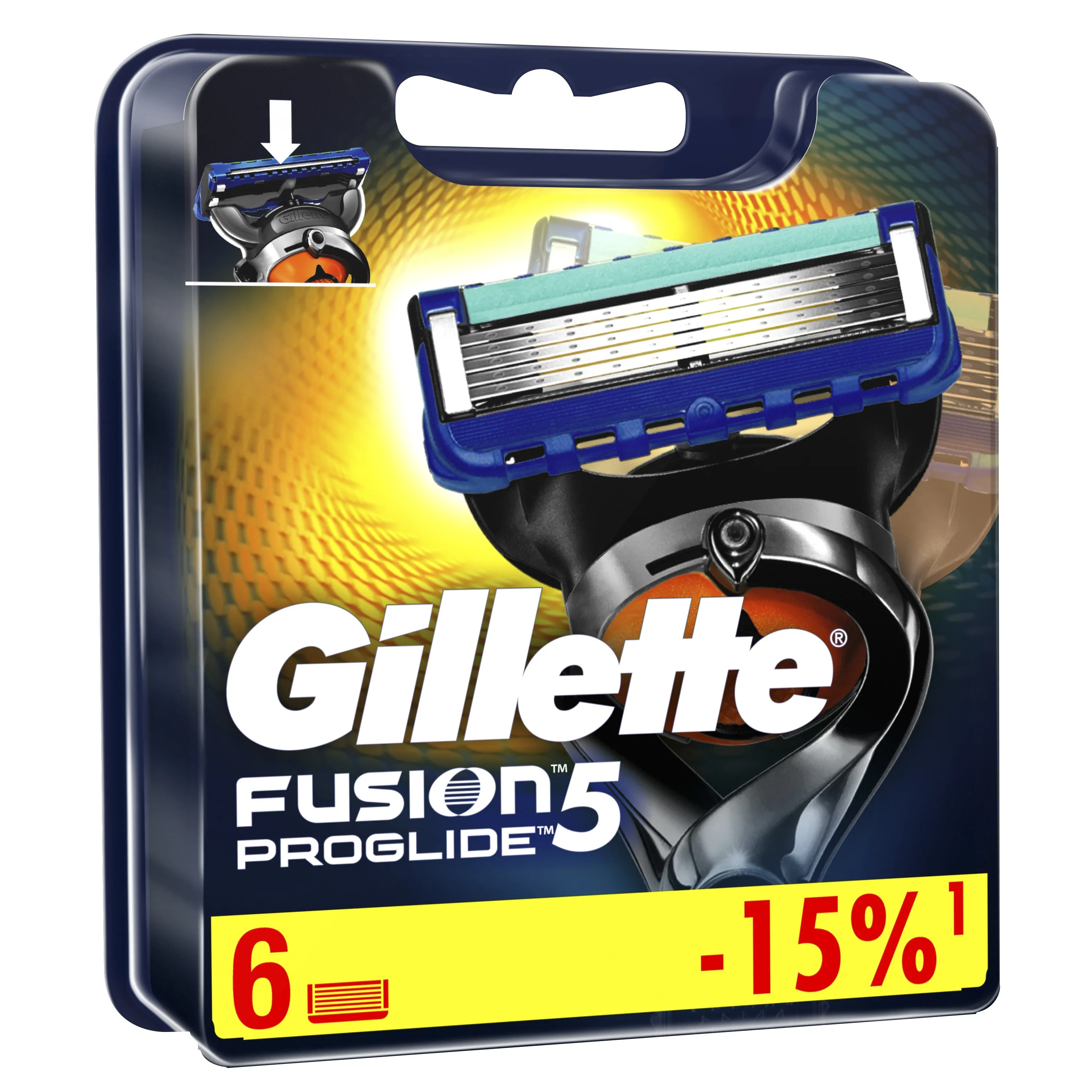 Сменные кассеты Gillette Fusion5 ProGlide 6 шт. | Красота и здоровье