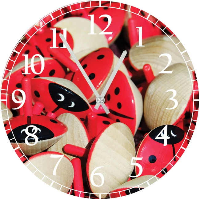 Интерьерные часы Настенные SvS 4001211 Kids Мухоморы с глазами |