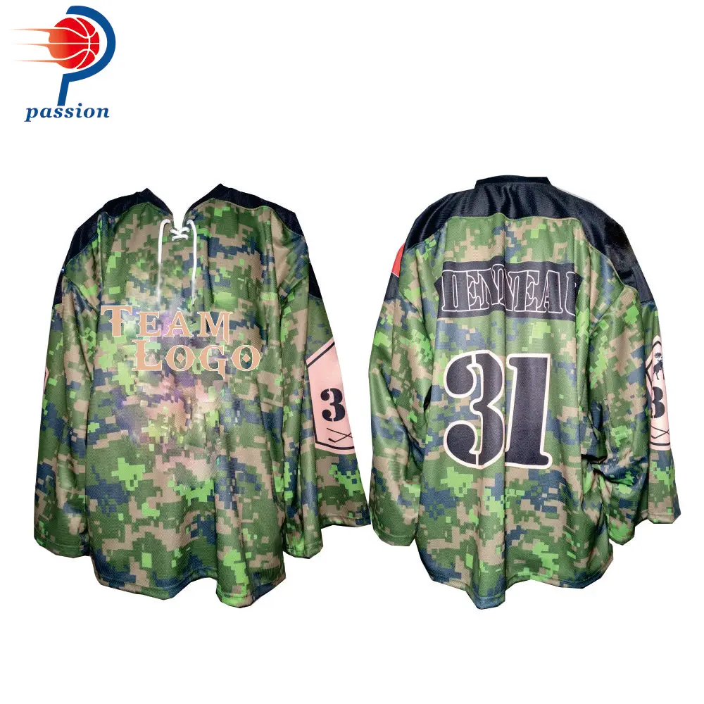 New arrival camouflage ice hockey jerseys | Спорт и развлечения