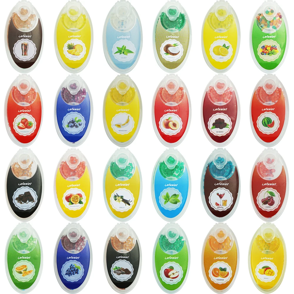 100 шт. смешанные капсулы с фруктовым вкусом бусины мятным взрывобезопасный