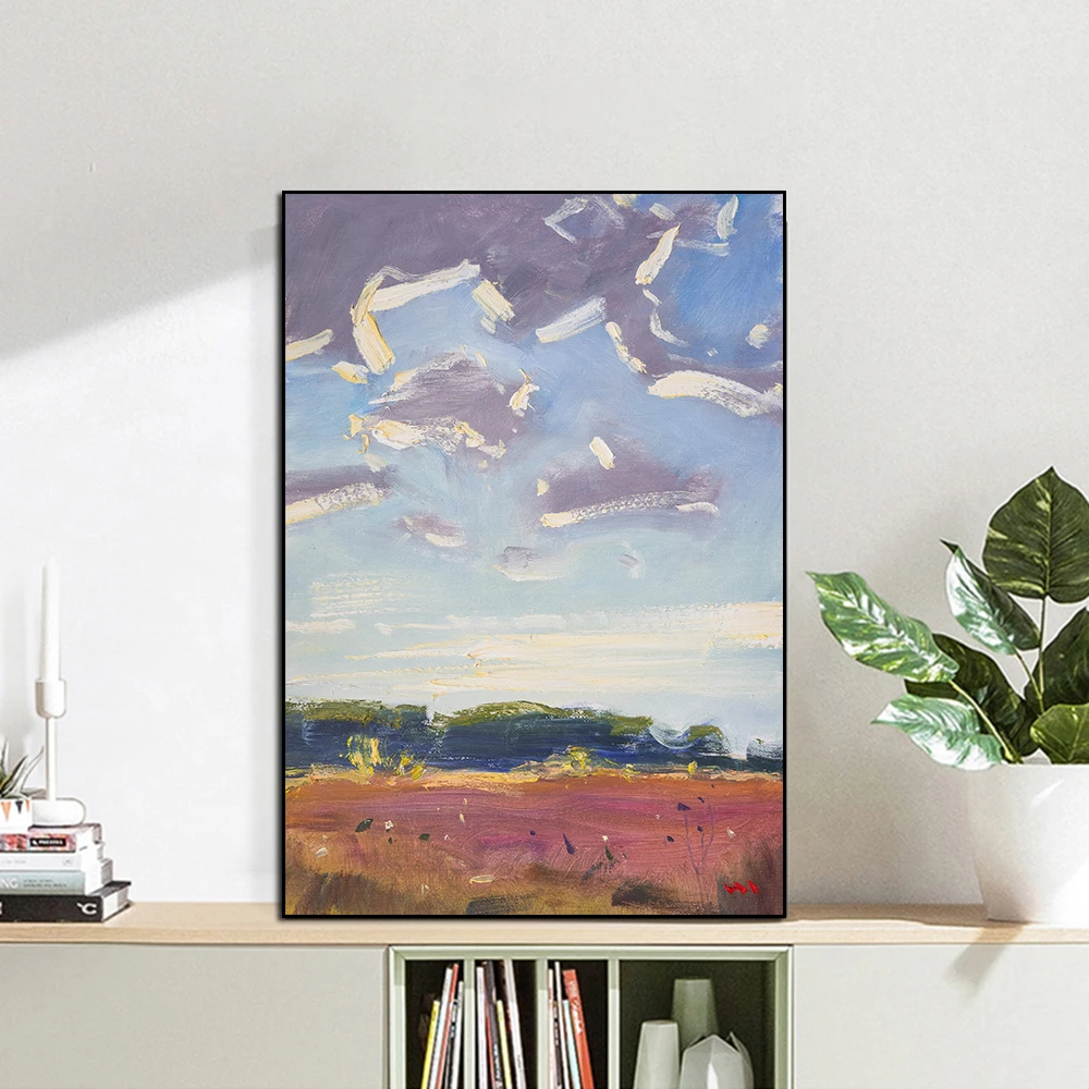 

Simple Abstract Landscape Poster And Print Modern Classic Nature Canvas Painting Nordic Wall Art Living Room Home Decoration