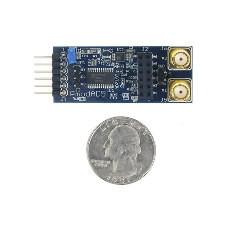 ShenzhenMaker Store 410-243 преобразование данных IC макетная плата PMODAD5 ADC 4 канала 8 кГц 24 бит
