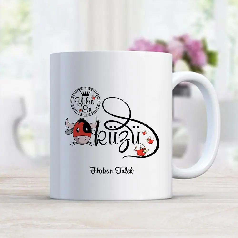 

Белая кружка Ox, изготовленная по индивидуальному заказу