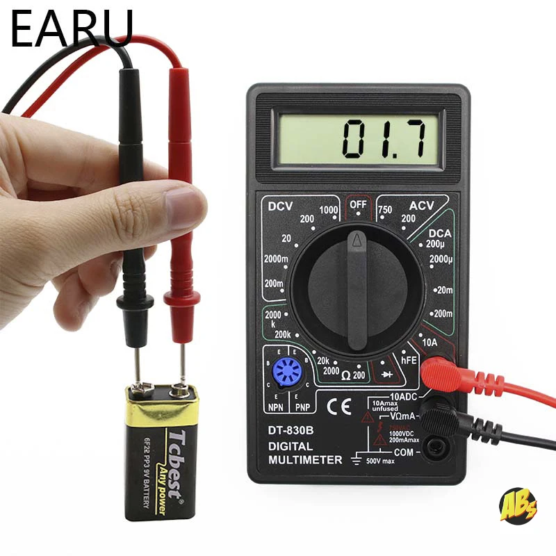 Цифровой мультиметр с ЖК дисплеем 750 В переменного/постоянного тока|Мультиметры|