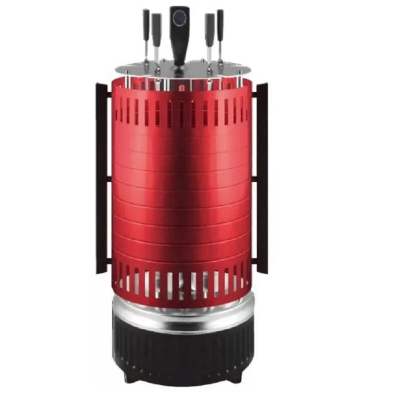 Электрошашлычница электрическая с шампурами для приготовления кухни