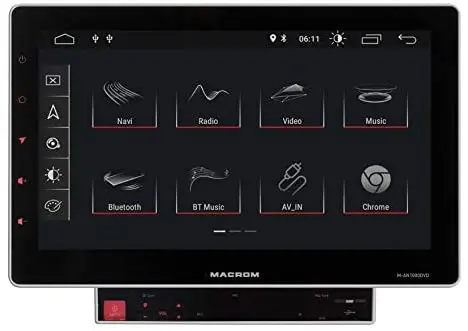 Macrom M-AN1000 DVD-монитор 2 DIN 10 1 дюйма с ANDROID Bluetooth 4 USB CD/DVD | Электроника