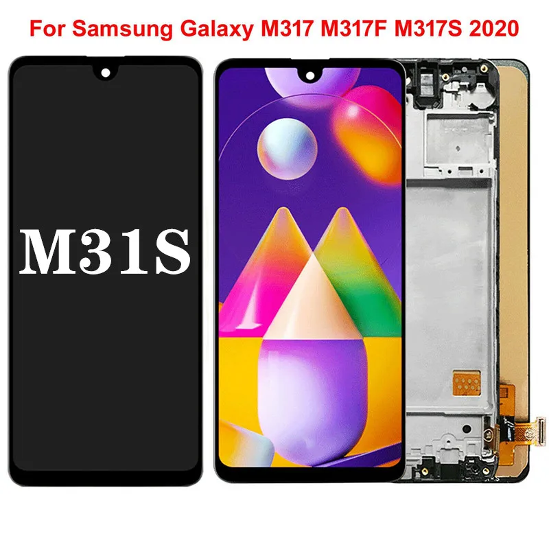 

For Samsung Galaxy M31s mobile phone display m315 m317 m317f 2020 For Samsung Galaxy M31s LCD screen