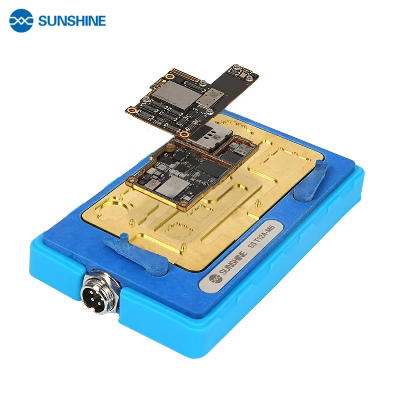 

SUNSHINE SS T12A-M6 6-in-1 Motherboard Layered Heating System for iPhone11/11P/11P MAX Heating Platform Station Repair Tools