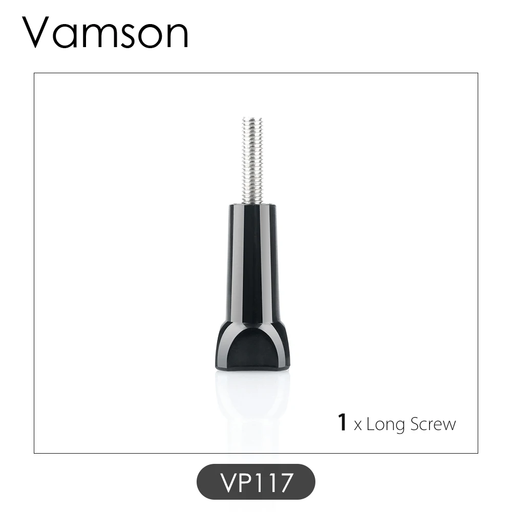 Vamson аксессуары для GoPro винты с длинным пальцем 8 шт. набор для Gopro Hero 7 6 5 4 3+ для Xiaomi 4k для SJ4000 монопод крепление VP117A - Цвет: VP117