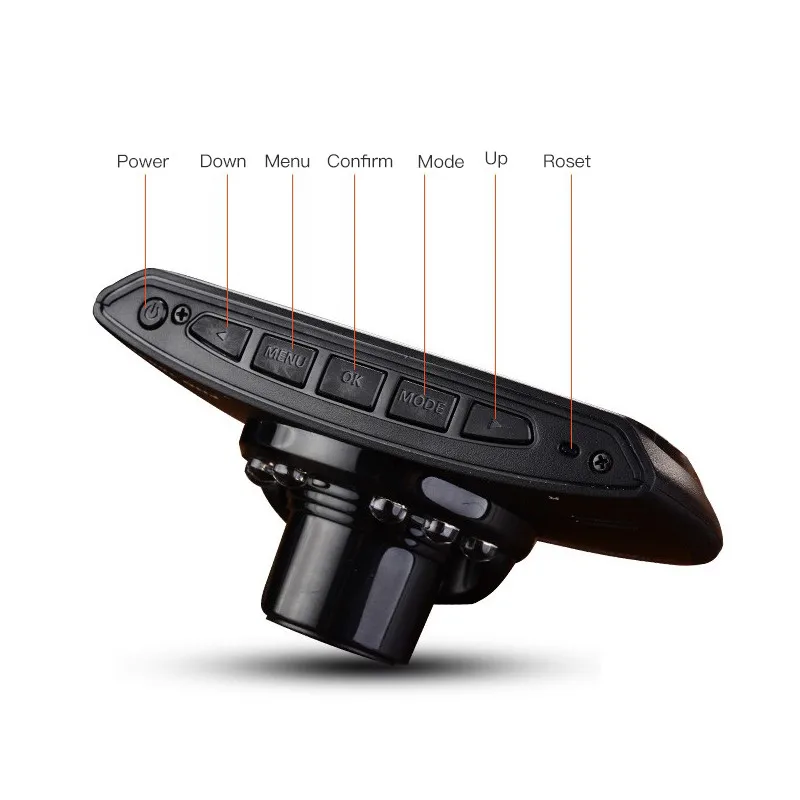 Портативная USB Автомобильная dvr камера 2,4 дюймов 1080P FHD Автомобильная камера видео рекордер Dashcam Sucked Тип авто автомобиль камера для приборной панели с подсветкой