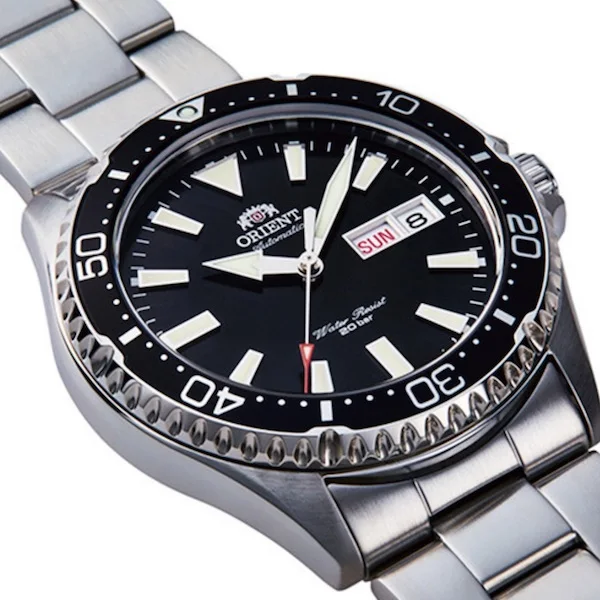 Orient Kamasu Мако III RA AA0001B автоматическая сапфировое стекло разных часы с черным