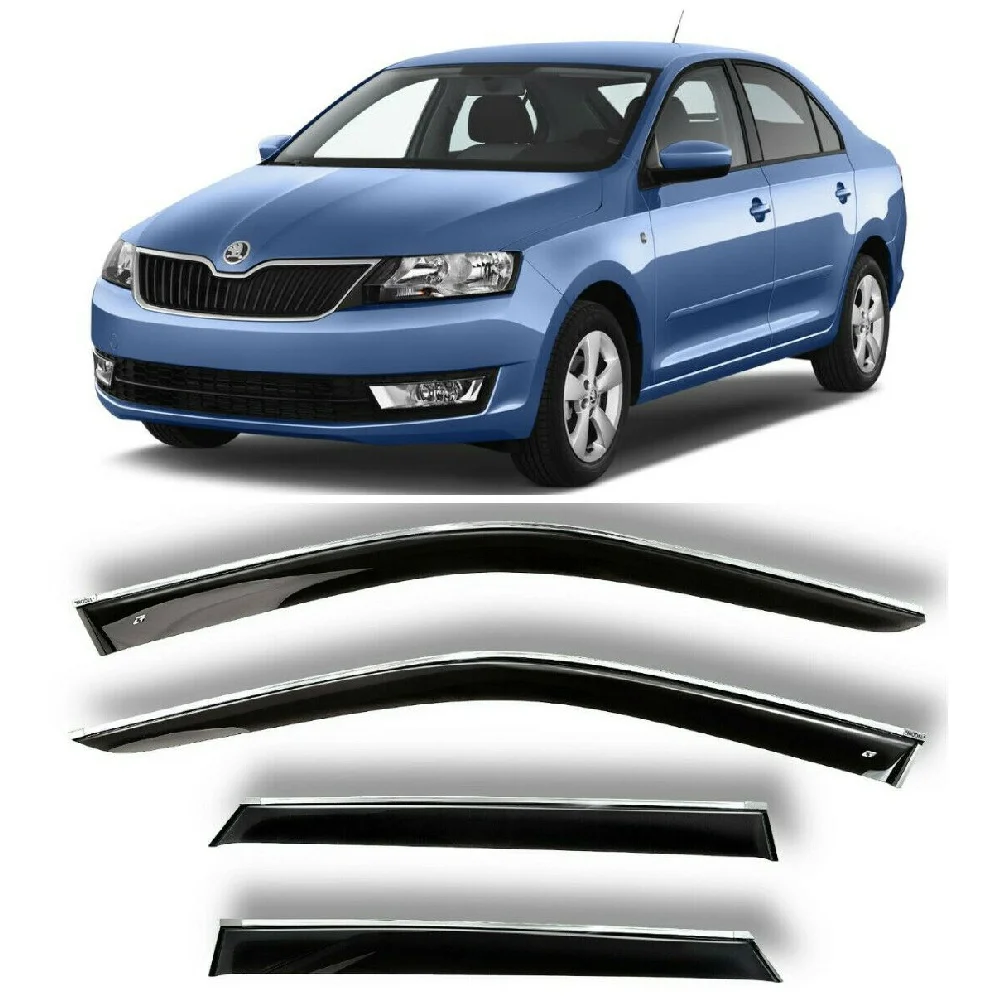 Дефлекторы окон рапид. Дефлекторы шкода рапид 2013 с хромом. Дефлекторы шкода рапид 2013 с хромом. Дефлекторы окон шкода рапид. Дефлекторы на skoda rapid 2020.
