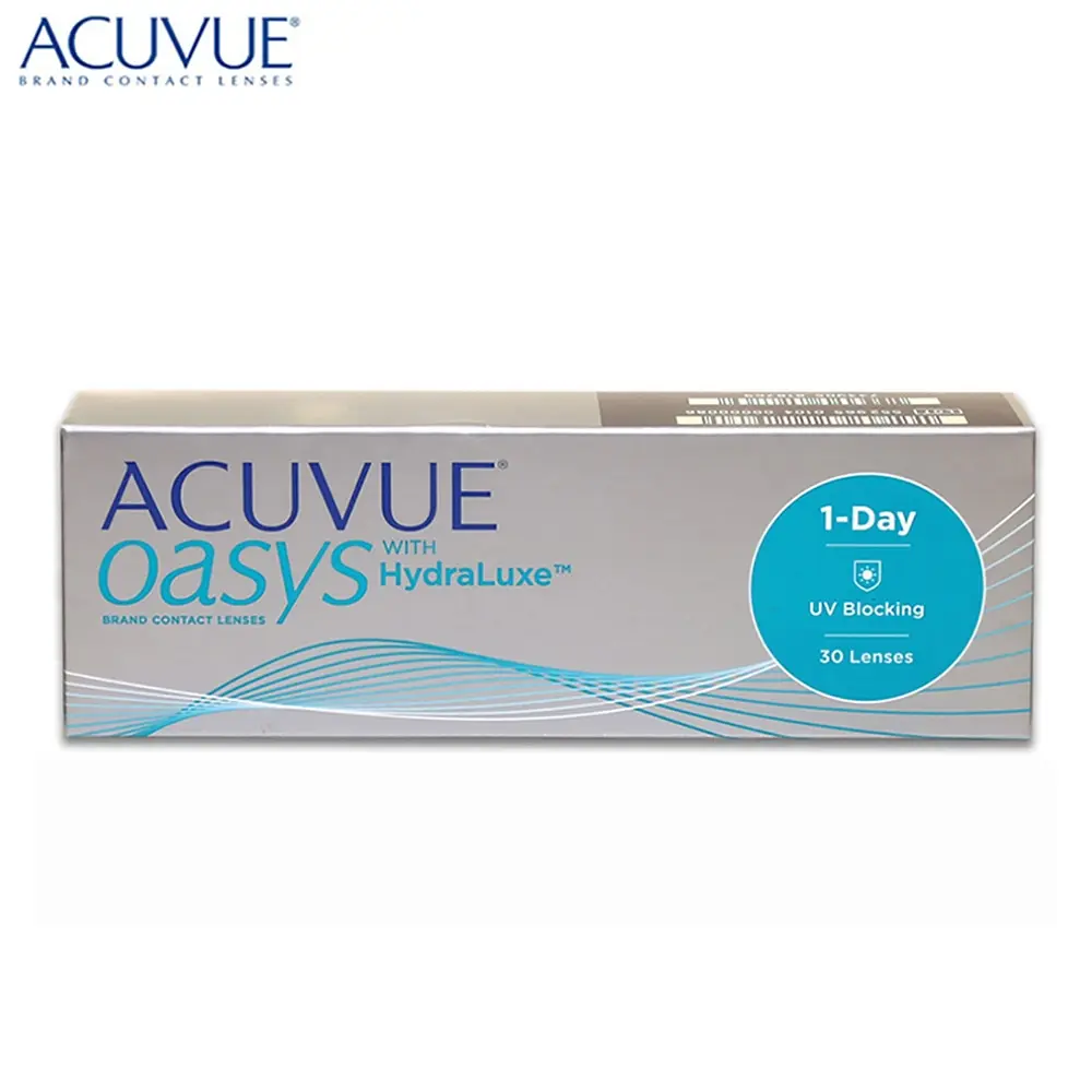 Контактные линзы Acuvue® Oasys 1-Day HydraLuxe®(30 шт) R: 8.5
