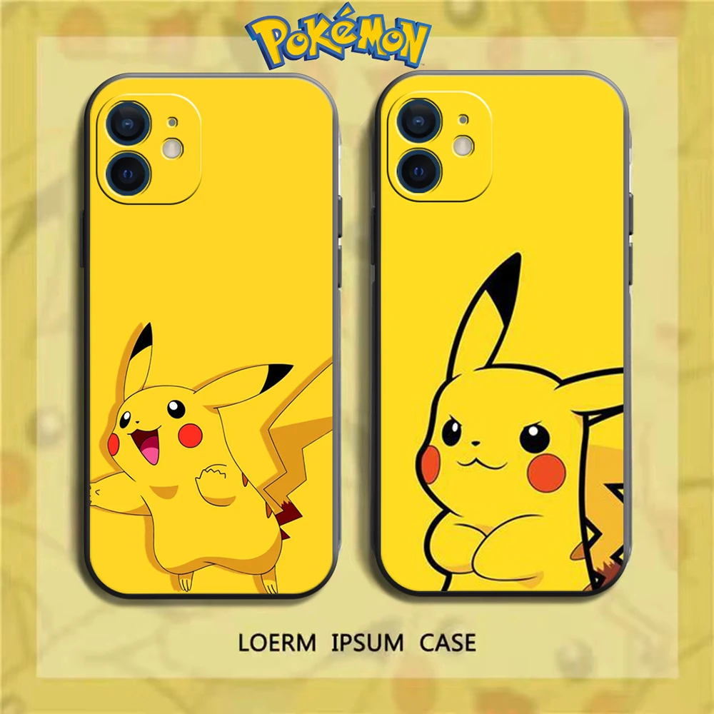 pokemon pikachu anime case for iphone 12 13 pro max mini 11 pro max x xr xs max se2020 8 7 6 6s plus hot silicone phone cover free global shipping