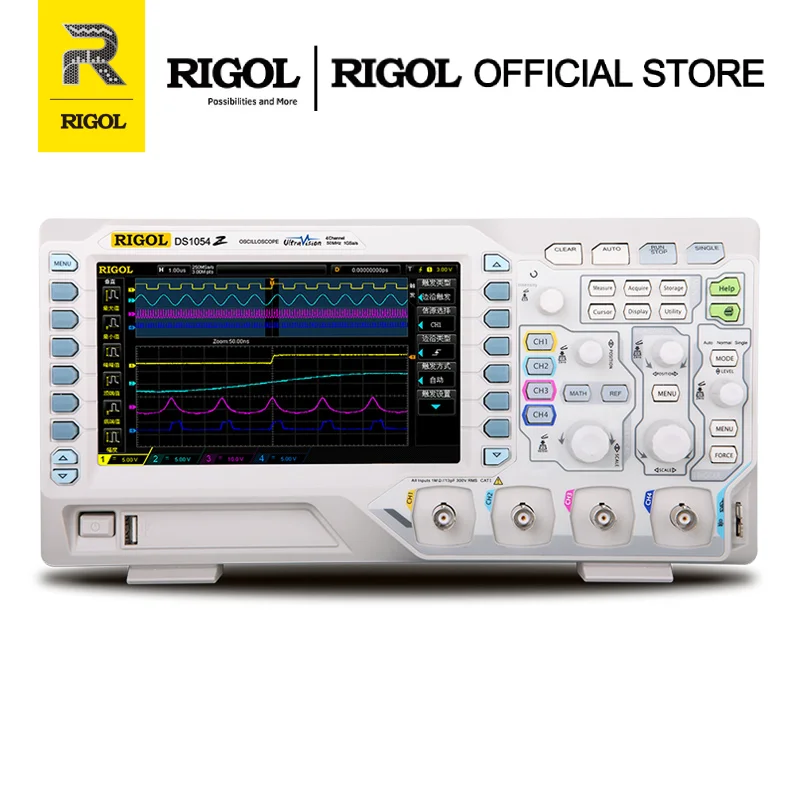 RIGOL DS1054Z 50MHz Digital Oscilloscope 4 Analog Channels