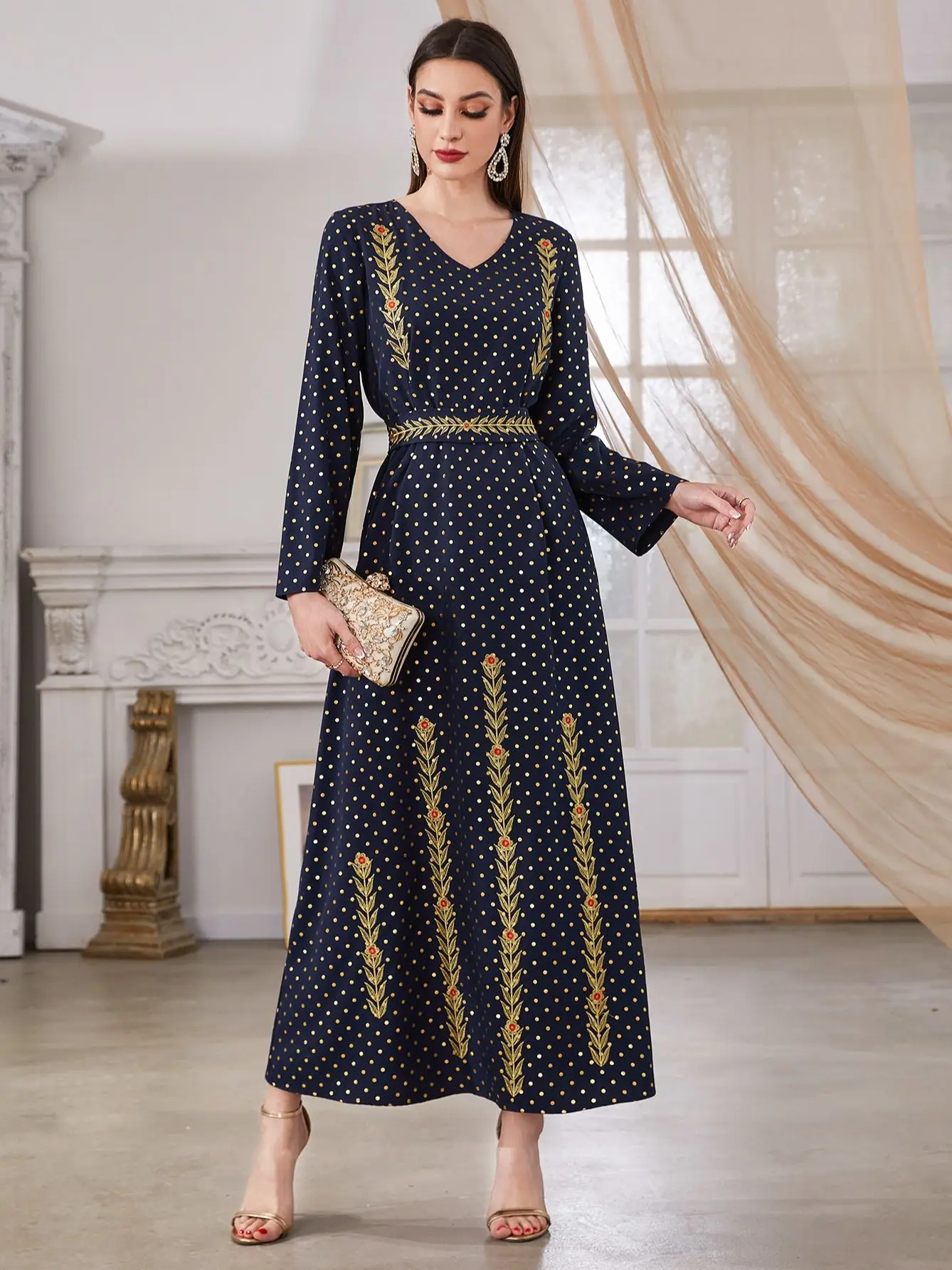 

Ramadan Eid Mubarak Abaya Dubai Turkey Islamic Muslim Arabic dress Robe Longue Femme Musulmane kaftans women African
