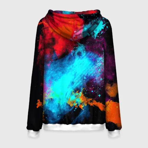 Мужская толстовка 3D Потертости