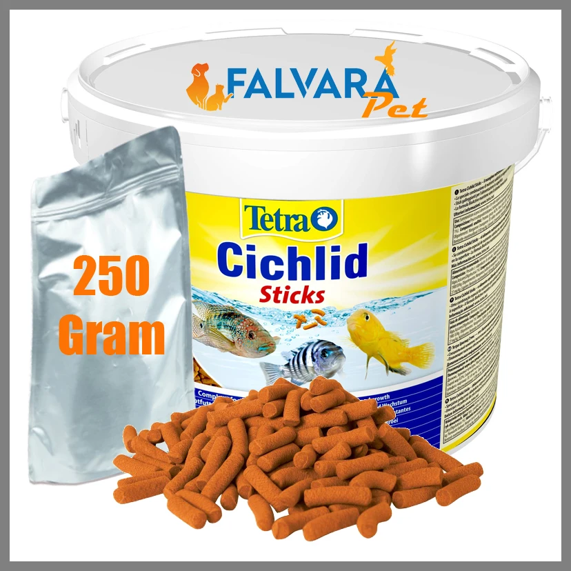 

250 -граммовые палочки Tetra Cichlid, Divide from Bucket Fish Food, Cichlid Food, Stick Fish Food