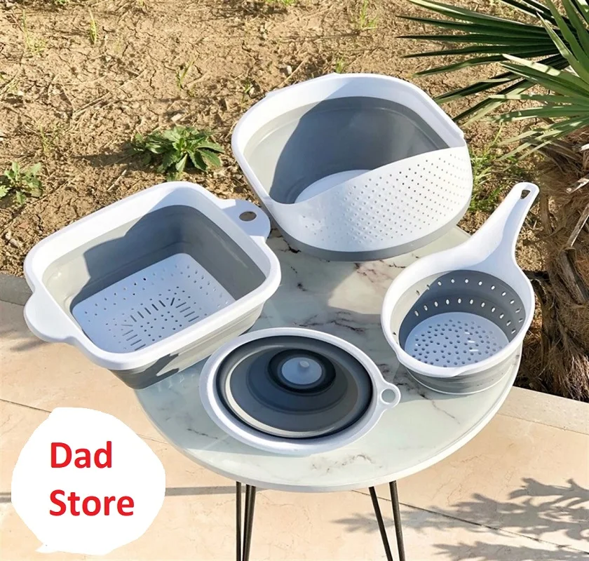 

4 PCs Multi-purpose plastic fine mesh strainer flour strainer sieve water handle tea strainer tool kitchen utensils 4 pcs/set
