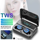 Bluetooth-наушники TWS V5.0 9D, Беспроводные стереонаушники, спортивные водонепроницаемые наушники, мини-наушники для мобильного телефона