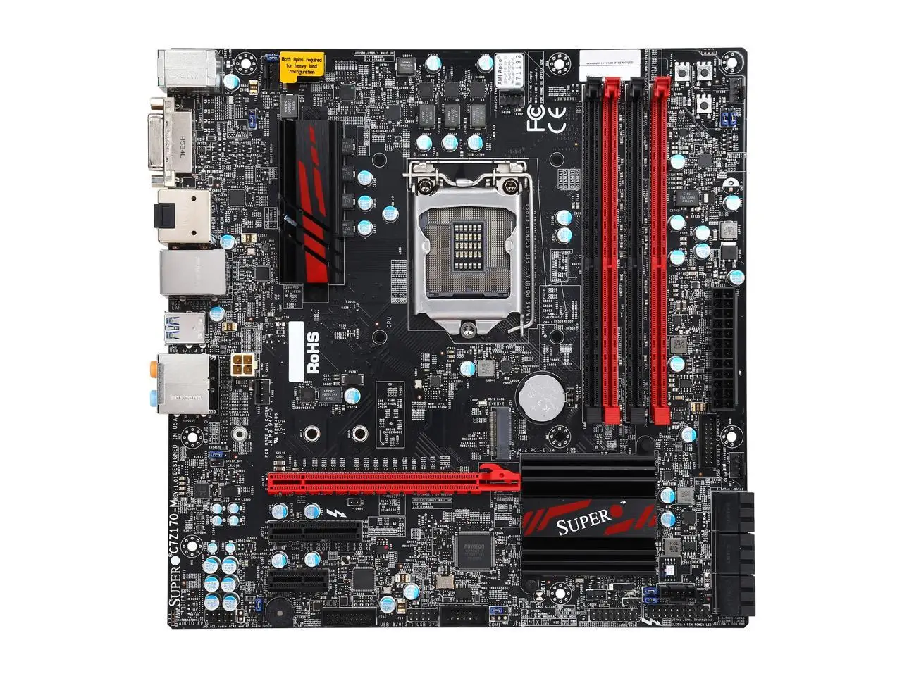 

Для материнской платы Supermicro MBD-C7Z170-M-O LGA 1151DDR4 64GB PCI-E 3,0 M.2 Intel Z170 Micro-ATX Placa-MOM для 6-го поколения Intel