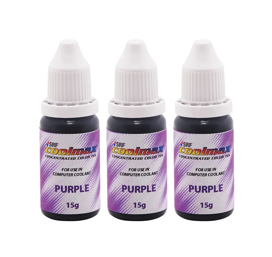 

Concentrated Ink for Computer Coolant - 3x 15g - Purple