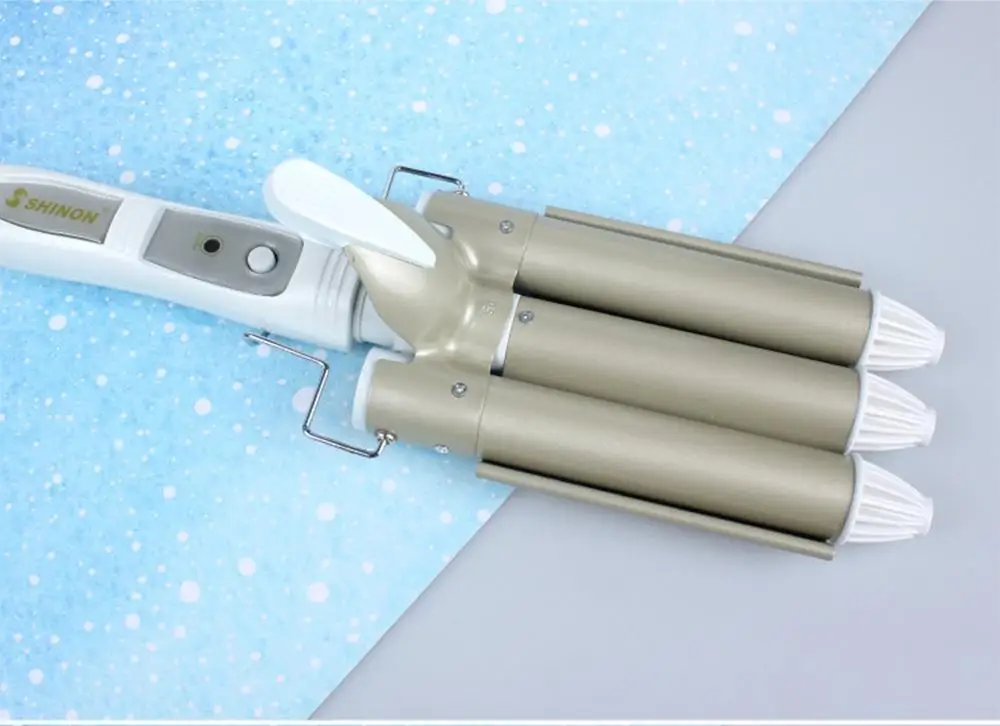 Профессиональные щипцы для завивки волос волнистая палочка керамические