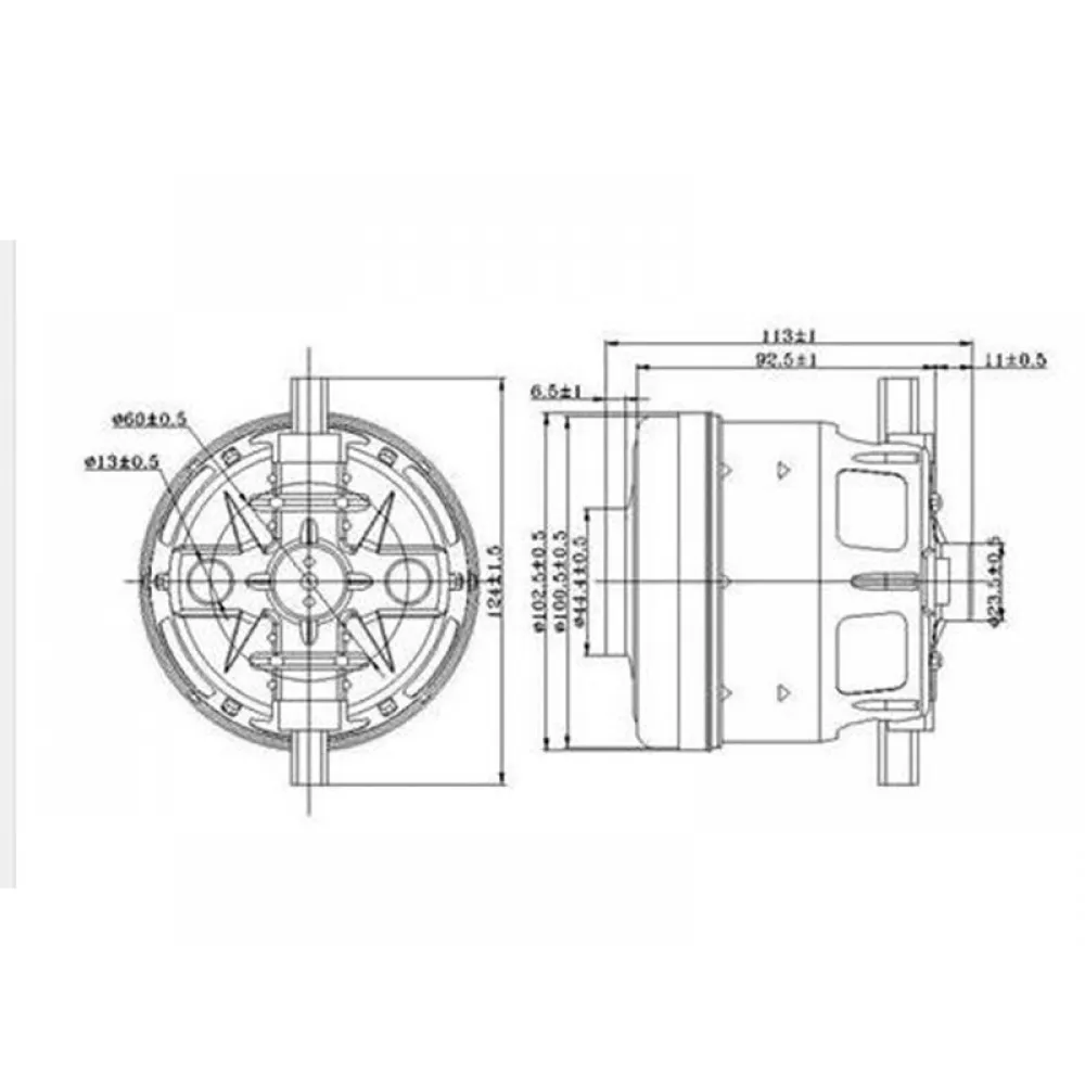 

Siemens VS 61 A06 Vacuum Cleaner Motor 1600W