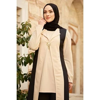 eid mubarak kaftan abaya 3 pieces set muslim fashion hijab dress sets islam clothing abayas for women musulman ensembles de moda