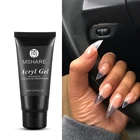 Msare прозрачный акриловый гель УФ для наращивания ногтей 60 г акриловый гель для ногтей прозрачный