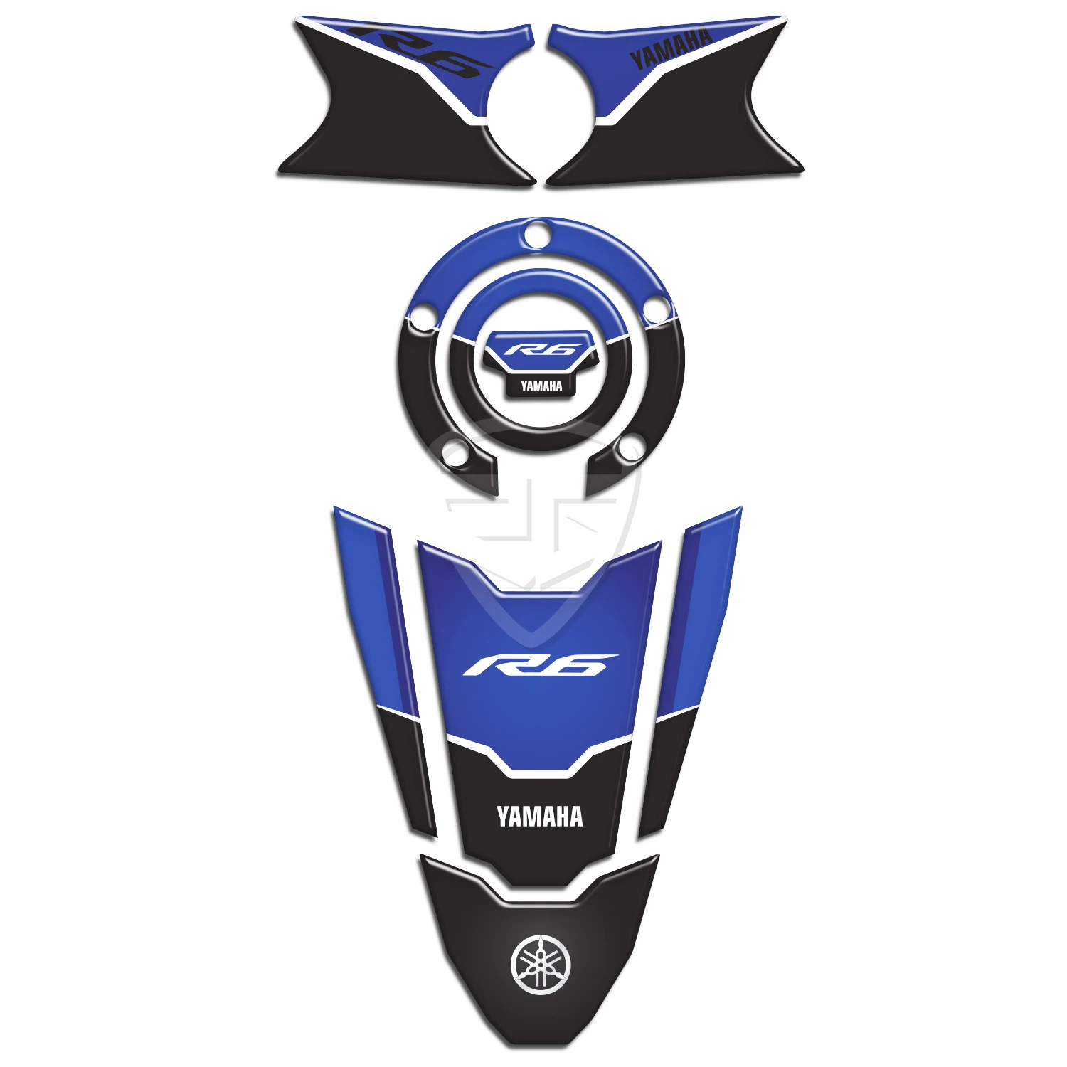 

Наклейка на бак топлива мотоцикла, для Yamaha YZF R6 YZF600 2017 - 2020