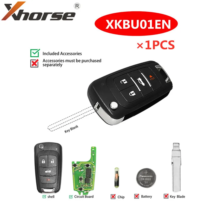 XHORSE 4 днище провода XKBU01EN для Buick 1 шт.| |