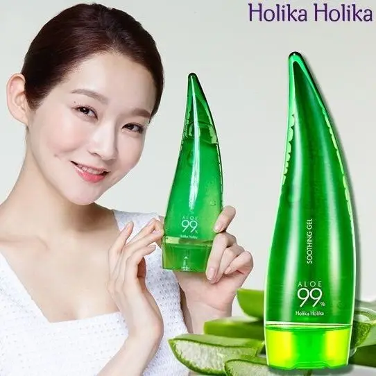 Увлажняющий гель алоэ вера для кожи лица и тела Holika Aloe 99% Soothing Gel |