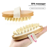 body anti cellulite massag brush soothing wooden essential oil spa air cushion massage hair scalp massage comb dead skin remover